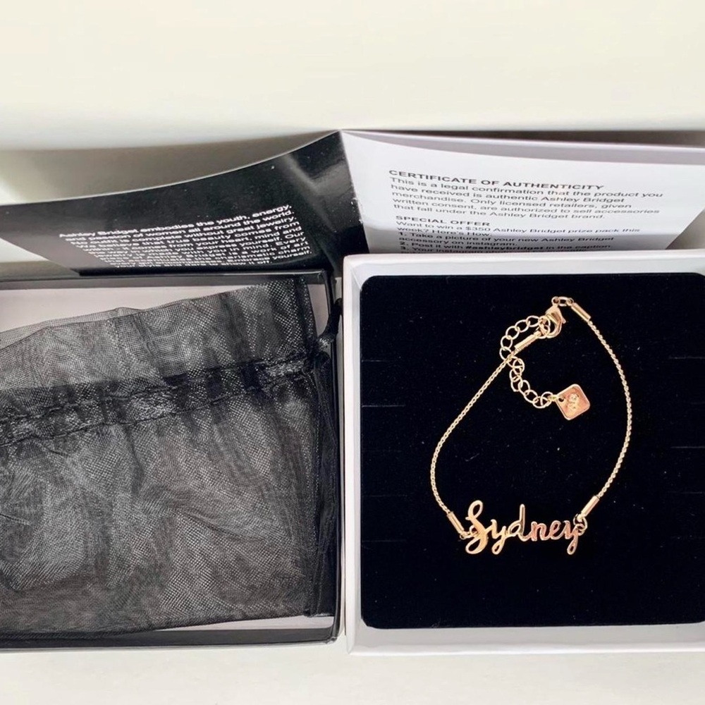 Ashley Bridget 14k Gold SYDNEY Bracelet ~ New in Pkg